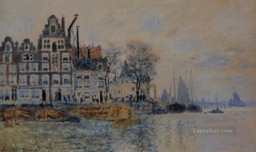 クロード・モネ Painting - アムステルダムの眺め クロード・モネ
